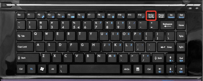 клавиша print screen на ноутбуке
