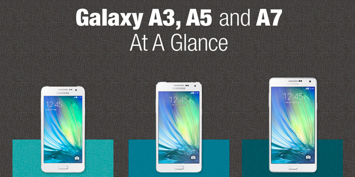 Galaxy А3, А5 и А7